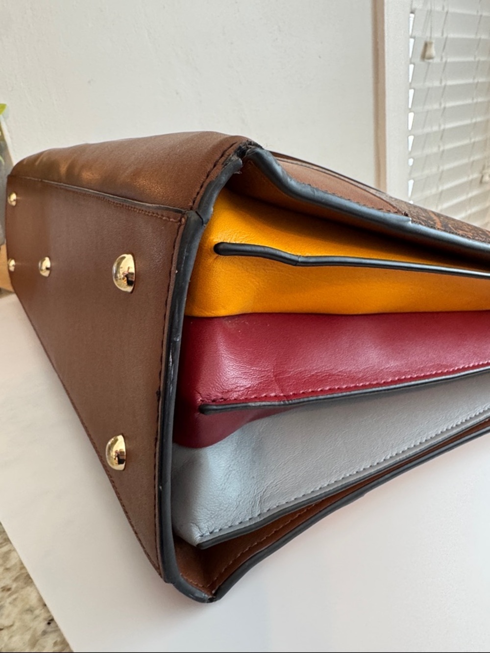 Bostanten Stroud Vintage Leather Briefcase - Picture 7 of 14